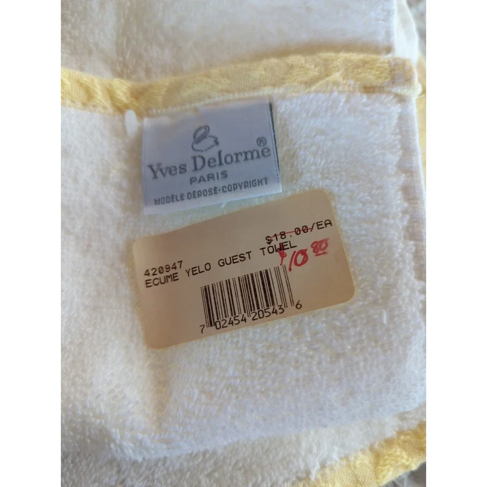 2 New Vintage Yves Delorme‎ 15 X 28